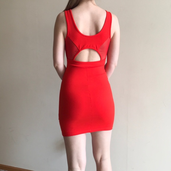 Red Bebe party dress - Picture 2 of 5